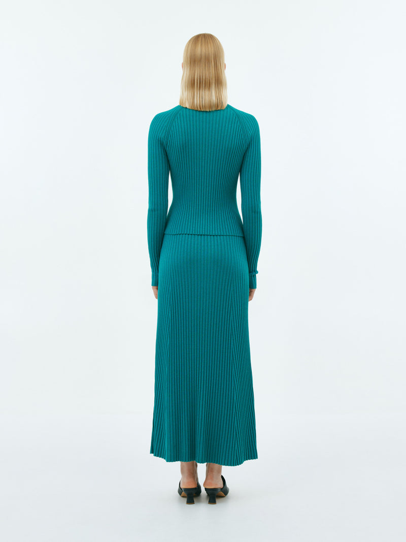 Emerald knitted golf