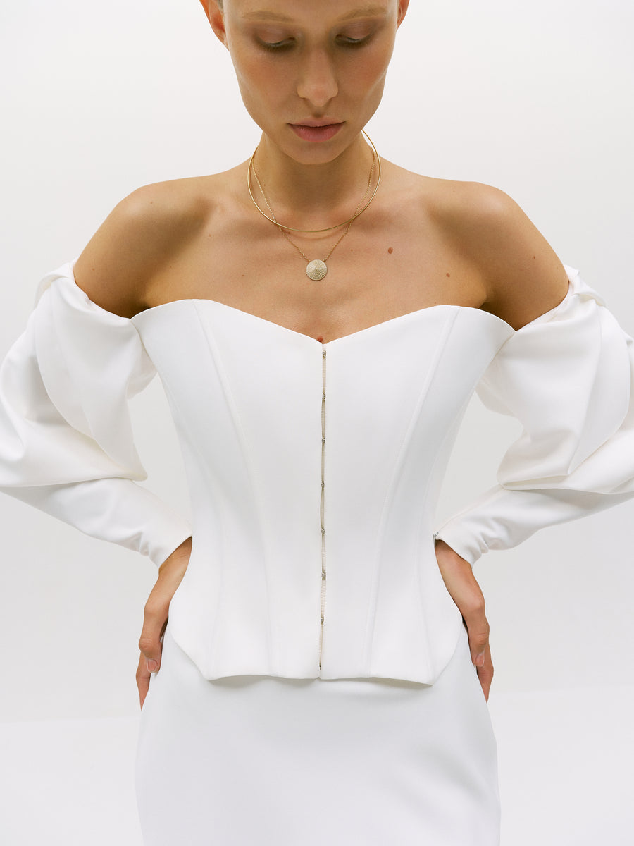 IVORY CORSET MYSTICAL FEMININITY