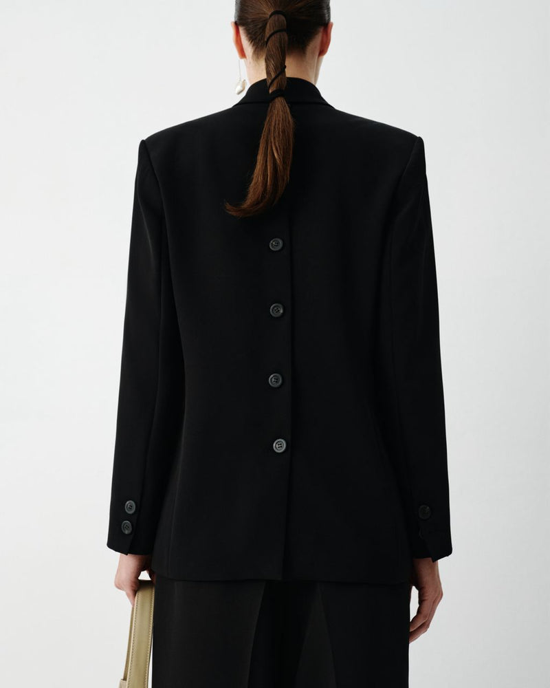 Oversize black jacket