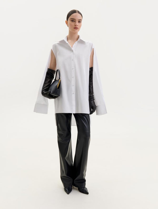 Cream cotton shirt