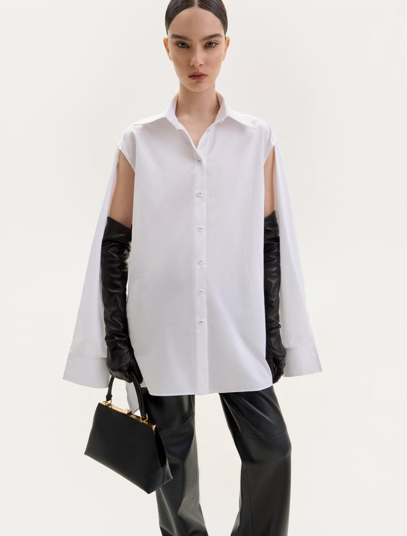 Cream cotton shirt