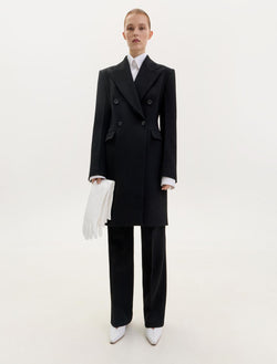 Black fitted coat