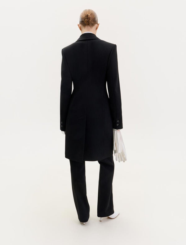 Black fitted coat
