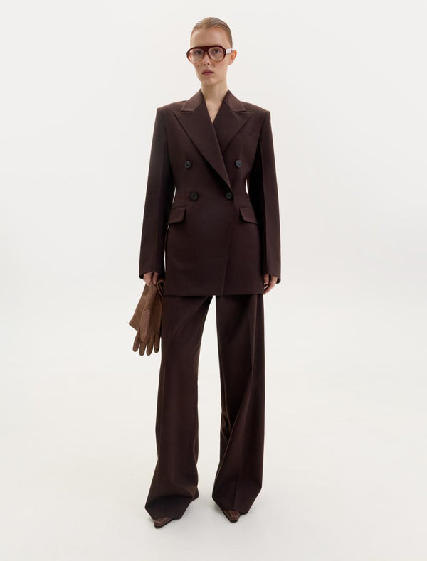 Brown fitted jacket
