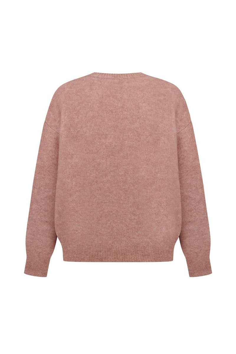 Rose dawn alpaca knit jumper