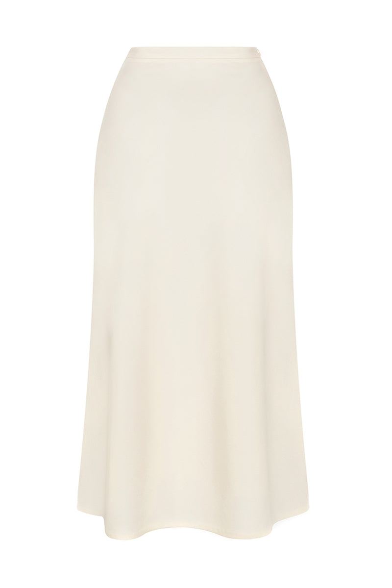Wool skirt in milk