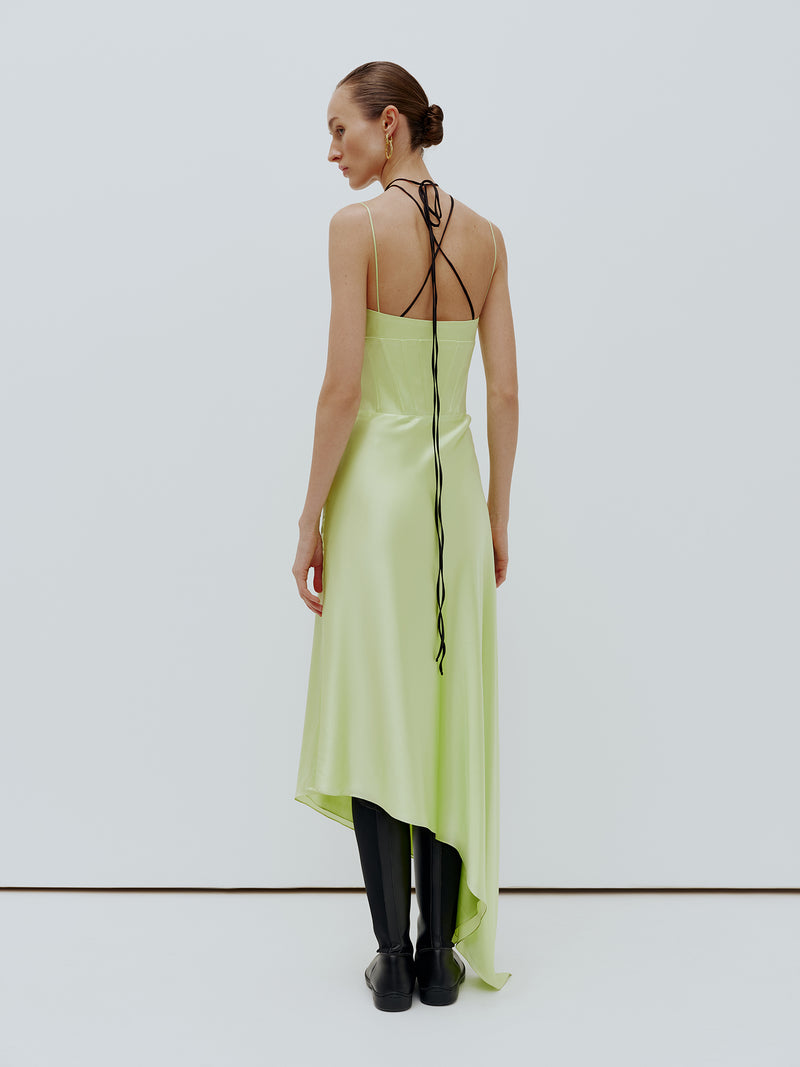 Midi dress lime