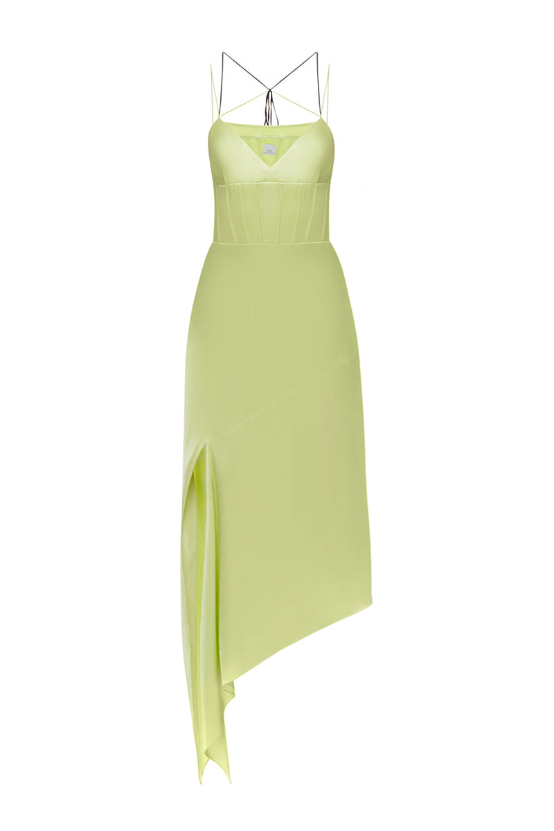 Midi dress lime