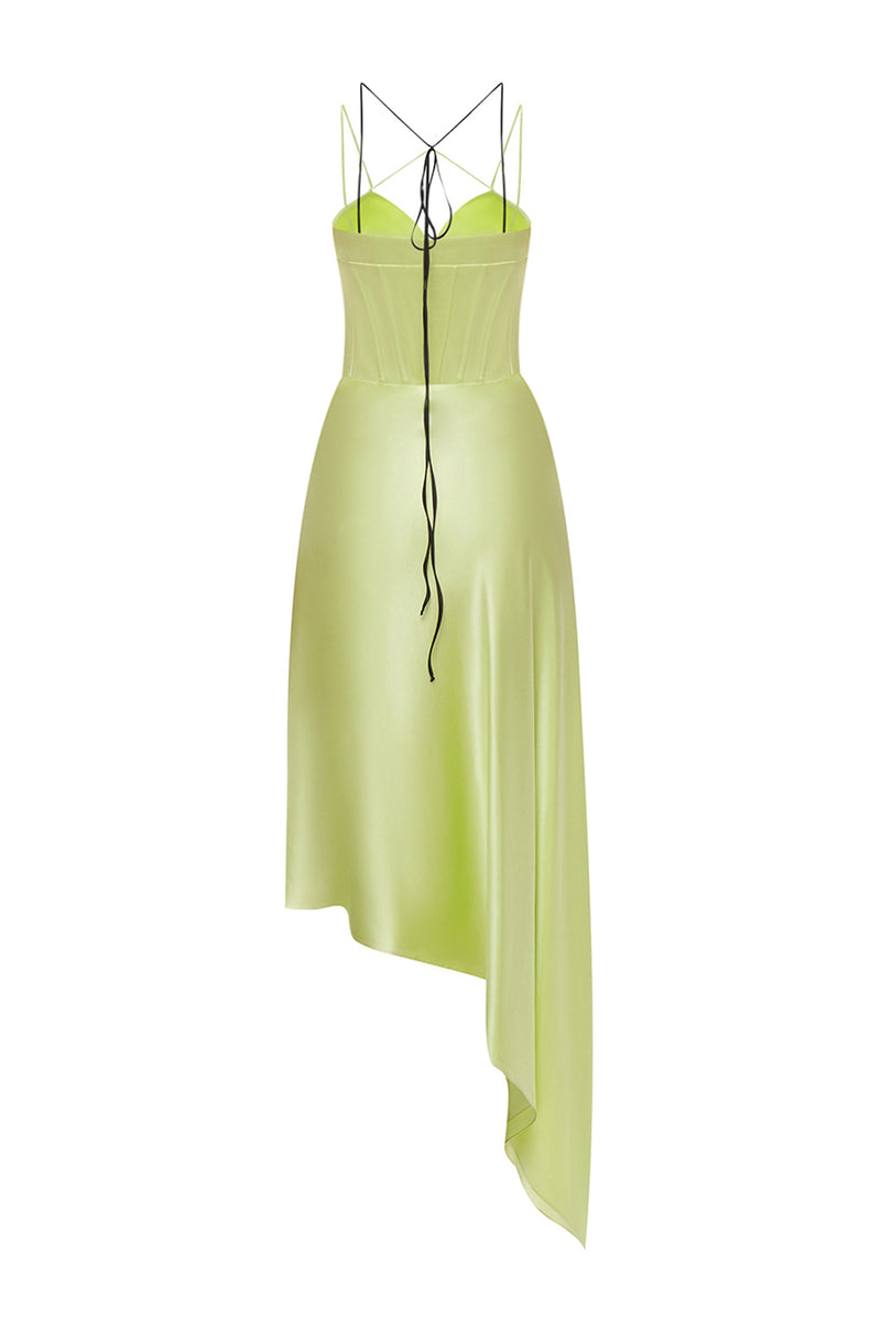 Midi dress lime